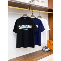 발렌시아가 레터링이중겹 플란넬 후판 엠보반팔 (국내배송)