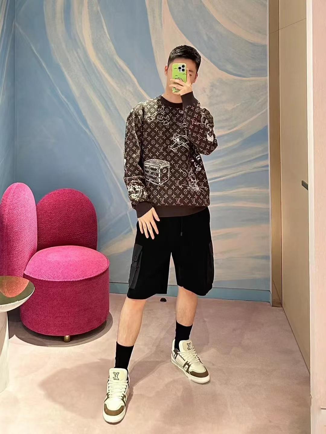 루이비통 드로스트링 포켓 로고 반바지 (정품급 해외배송)
