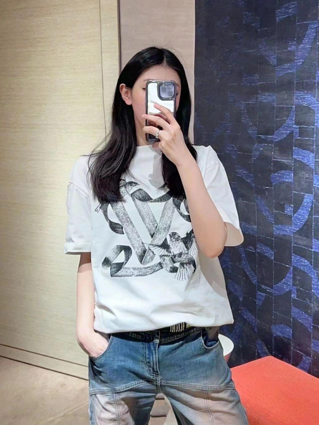 루이비통 크레인 프린트 반팔 (정품급 해외배송)