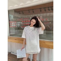 루이비통 클래식 프린트 그라데이션 반팔 2컬러 (정품급 해외배송)