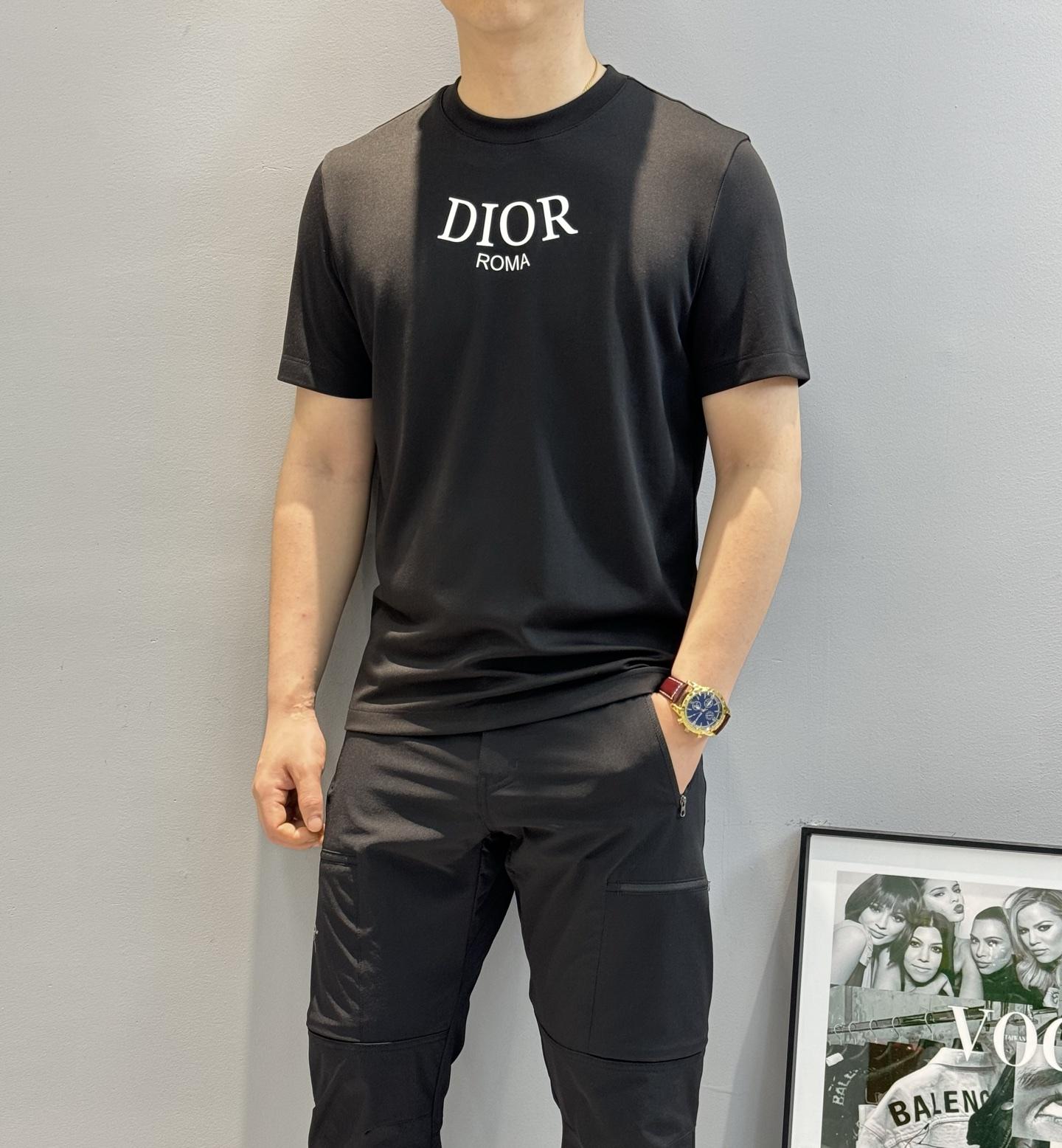 디올 코튼 라운드넥 반팔 (해외배송)