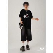 몽클레어 스크리블 로고 코튼 반팔 (국내배송)