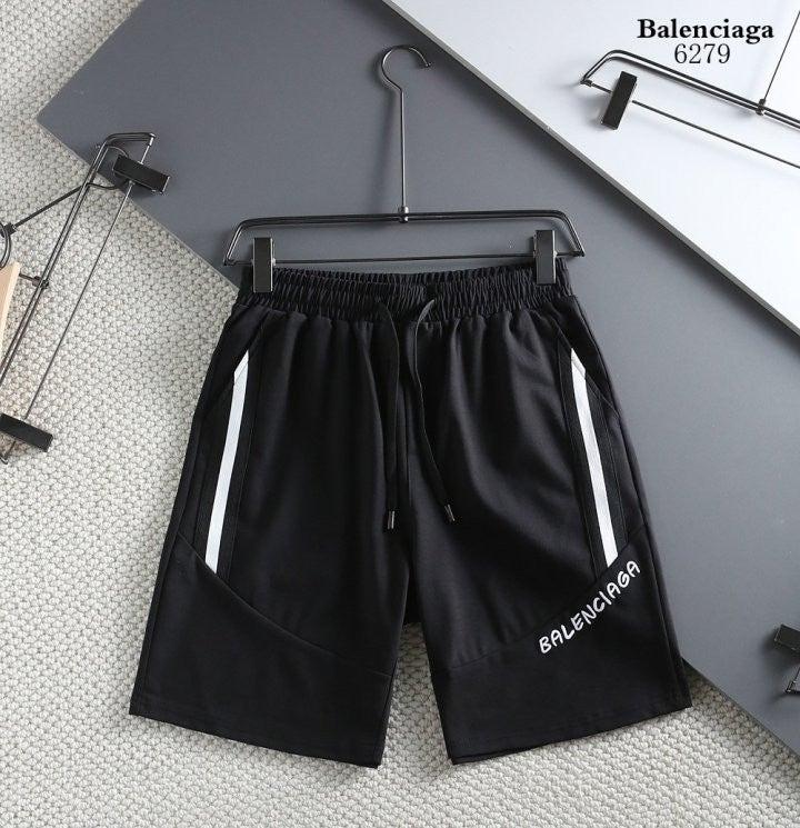 발렌시아가 배색 라인 레터링 반바지 (국내배송)