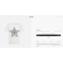 디올 신상 여성 자수로고 린넨 티셔츠 (국내배송)
