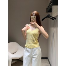 디올 빈티지 무드플라워 펀칭 니트 베스트 (해외배송)