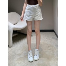 미우미우 화이트 데님 숏팬츠 (해외배송)