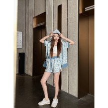 디올 모노그램 반팔후드 캐주얼 세트 (해외배송)