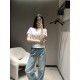 디올 라운드넥 플라잉 슬리브 반팔 (해외배송)