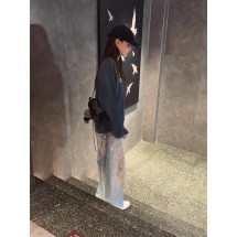 아크네스튜디오 워시드 빈티지 프린트 레터 긴팔 (해외배송)