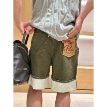 보테가베네타  올리브 그린 데님 반바지 (해외배송)