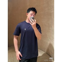 버버리 자수 쉴드 배지 코튼 반팔  (해외배송)