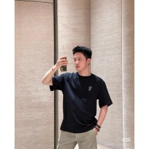 버버리 자수 쉴드 배지 코튼 반팔  (해외배송)