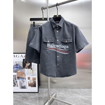 발렌시아가 반팔 반바지 세트 (해외배송)