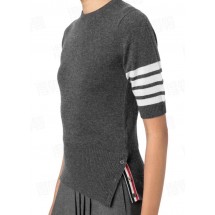 톰브라운 THOM BROWNE 여성 메리노 울 저지 4바 반팔 (국내배송)