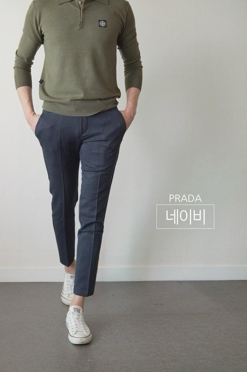 프라다 풀밴딩 슬렉스 (국내배송)