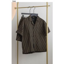 펜디 FF패턴 셔츠 & 하프팬츠 세트 (국내배송)