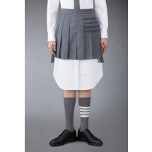 톰브라운 THOM BROWNE 여성 스쿨유니폼4바 풀리츠 스커트 (국내배송)