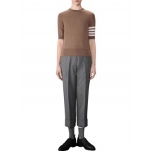 톰브라운 THOM BROWNE 여성 메리노 울 저지 4바 티 (국내배송)