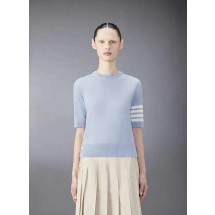 톰브라운 THOM BROWNE 여성 메리노 울 저지 4바 티 (국내배송)