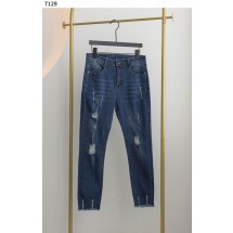 프라다  캣워싱 찢청 슬림 데님 팬츠 (국내배송)