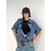 루이비통 25SS 세일보트 자수 반팔 셔츠 (정품급 해외배송)