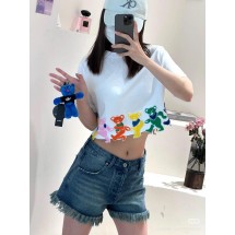 로에베 25SS 베어 패치 커스텀 다이드 반팔 (정품급 해외배송)