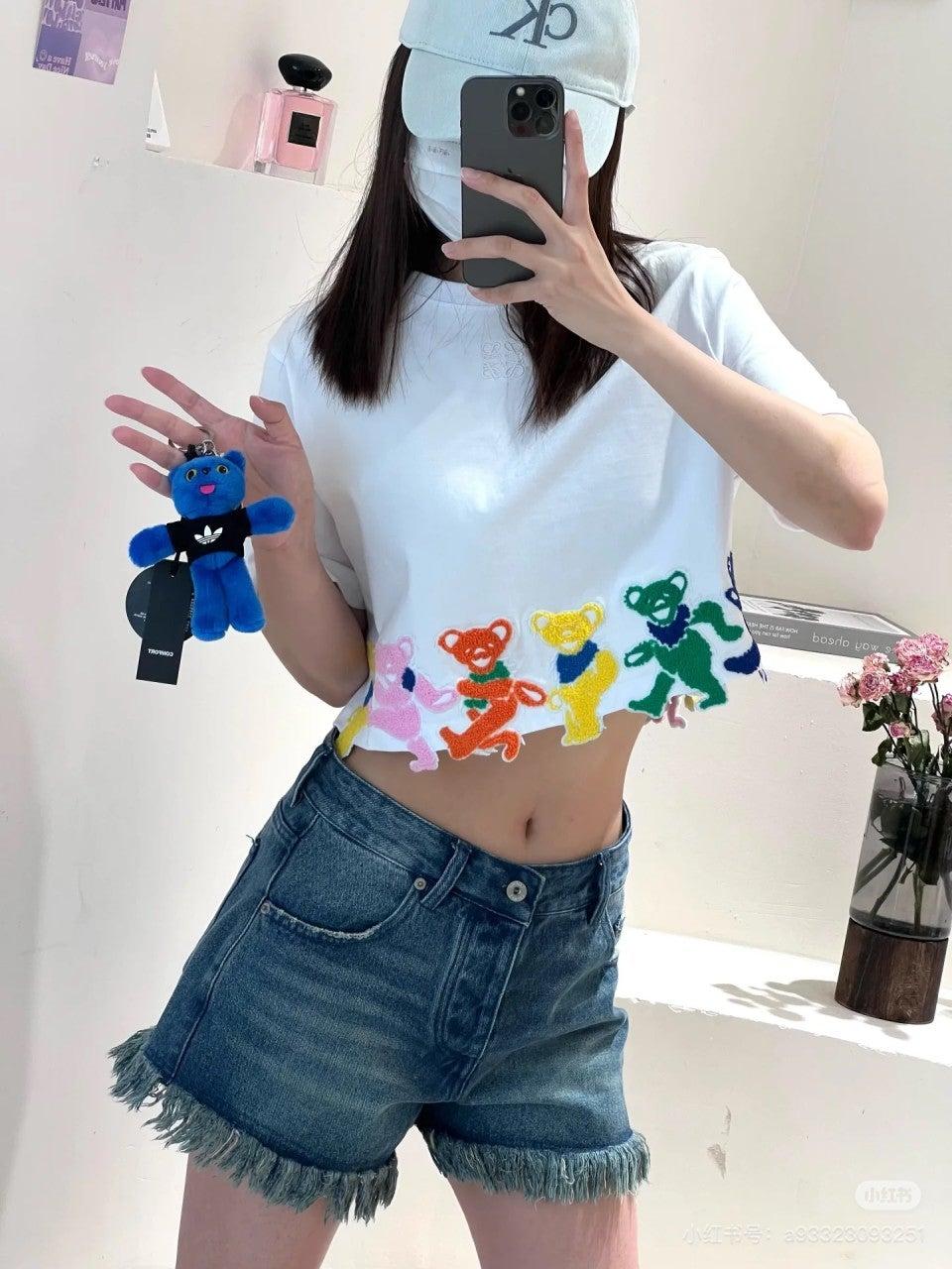 로에베 25SS 베어 패치 커스텀 다이드 반팔 (정품급 해외배송)