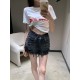 알렉산더왕 페이크 투피스 레이스 안감 립드 쇼츠 (해외배송)