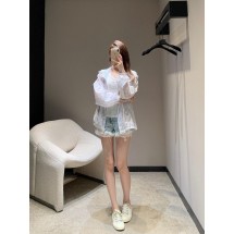 샤넬 No. 5 프린트 재킷 선 프로텍션 후드 재킷 (해외배송)
