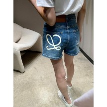 로에베 백포켓 프린트 로고 반바지 (해외배송)