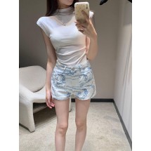 샤넬 코코 비치 시리즈 데님 반바지 (해외배송)