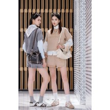루이비통 컬러 체인 반팔 세트 (해외배송)