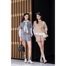 루이비통 컬러 체인 반팔 세트 (해외배송)