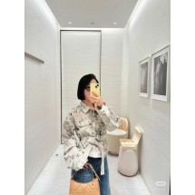 디올 레트로 스타일 플로럴 데님 재킷 (해외배송)