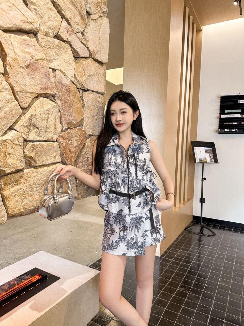 디올 버터플라이  자카드 베스트 재킷 (해외배송)