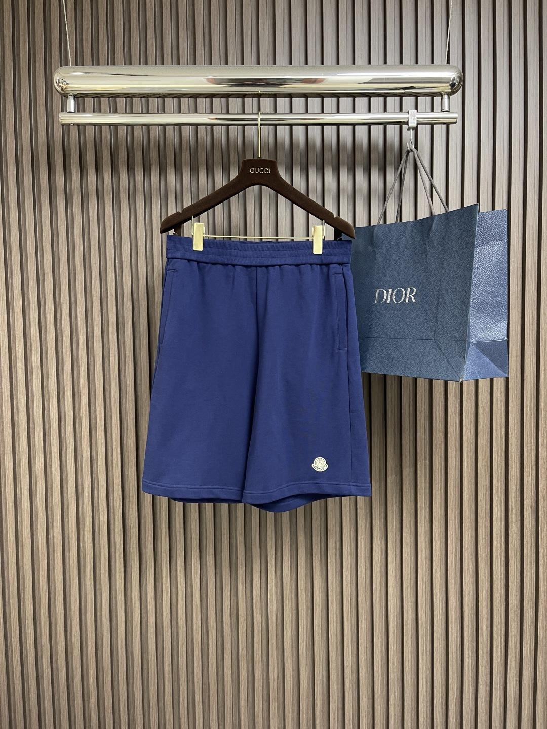몽클레어 자수 코튼 쇼츠 (해외배송)