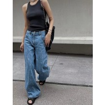 샤넬  폴카 도트 데님 팬츠 2컬러 (해외배송)