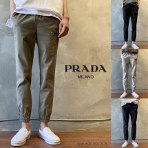 프라다 린넨 스판 무지 조거 팬츠 (국내배송)