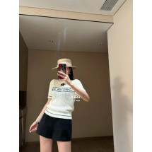 디올 신상 여성 펀칭 쿨니트티 (국내배송)