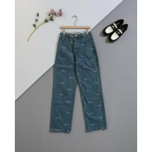 구찌  로우 웨이스트 크롭 데님 팬츠 (국내배송)