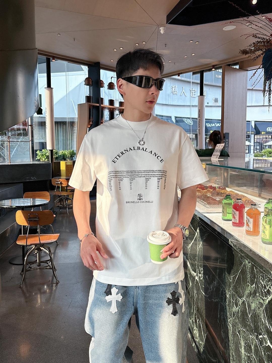 브루넬로쿠치넬리 유니섹스 반팔 (해외배송)