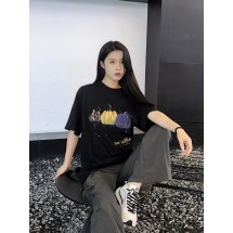 루이비통 25ss 그래피티 핸드페인팅 호박 프린트 반팔 (해외배송)
