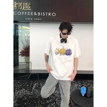 루이비통 25ss 그래피티 핸드페인팅 호박 프린트 반팔 (해외배송)