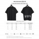 발렌시아가 25ss 글리터 위트 프린트 반팔 (해외배송)