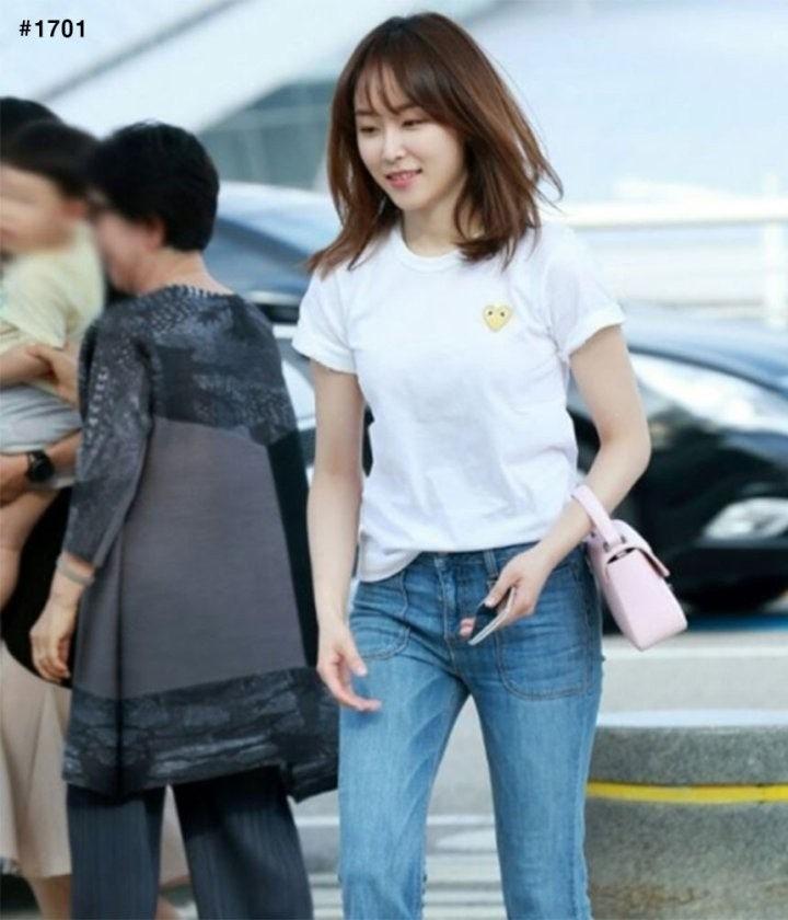 꼼데가르송 골드 하트 반팔 (국내배송)