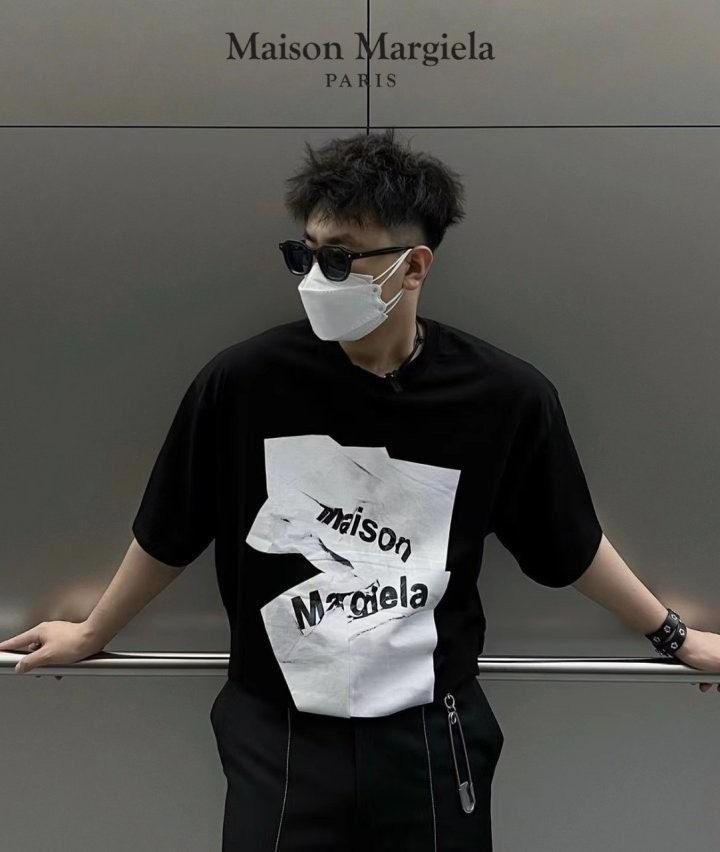메종마르지엘라 Maison margiela 알파벳 링클프리 로고 반팔 (국내배송)