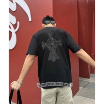 크롬하츠 chrome hearts 백 가죽 패치 반팔 (국내배송)