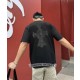 크롬하츠 chrome hearts 백 가죽 패치 반팔 (국내배송)