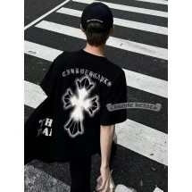 크롬하츠 chrome hearts 백 십자가 포인트 반팔 (국내배송)