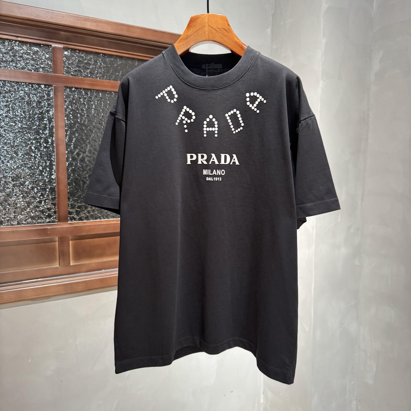 프라다 라운드 반팔 (해외배송)